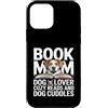 Reading Puppy Book Mom Dog Lover Custodia per iPhone 12 mini Book Mom Dog Lover Letture Accoglienti E Coccole Per Cani