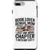 Bengal Cat Book Lover Reading Mom Life Custodia per iPhone 7 Plus/8 Plus Book Lover Bengala Mom Just One More Chapter Cat