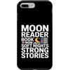 Night Reading Book Mom Moon Reader Custodia per iPhone 7 Plus/8 Plus Moon Reader Book Mom Soft Nights Strong Stories