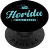 US States United States USA Country Amer Florida Miami Beach Stato d'America Stati Uniti PopSockets PopGrip Adesivo