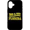 Florida Cities Custodia per iPhone 16 Souvenir di Miami Florida USA