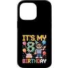 Retro Pixel Gamer Birthday Boys Apparel Custodia per iPhone 14 Pro Max 8 ° compleanno ragazzo retrò videogioco 8 anni Pixel Art