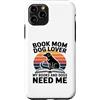 Dog Lover Reading Mom Bookworm Sunset Custodia per iPhone 11 Pro Book Mom Dog Lover I miei libri e cani hanno bisogno di me