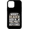 Book Mom Night Reader Quiet Reading Love Custodia per iPhone 12 mini Libro per lettori notturni Mom Quiet Nights Deep Stories