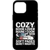 Maine Coon Cat Mom Book Lover Vibes Custodia per iPhone 16 Pro Max Cozy Book Lover Maine Coon Mamma Soft Pages Quiet Nights
