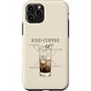 Iced Coffee Club Custodia per iPhone 11 Pro Caffè freddo Cold Brew Latte d'avena Sciroppo di vaniglia Ghiaccio