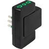 Fanton Adattatore Triplo Piatto 10A Spina Italiana con 3 Prese Bipasso 16A e Riarmo Manuale, Nero, bundle da 2