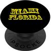 Florida Cities Souvenir di Miami Florida USA PopSockets PopGrip Adesivo