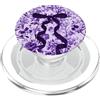Watercolor Hearts Hugz Chinoiserie Fiocco floreale viola romantico fiocco di fiori selvatici PopSockets PopGrip per MagSafe