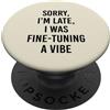 AI Vibe Code Programming Developer Humor Codifica divertente Vibe Agente AI Developer Prompt Ingegnere Coder PopSockets PopGrip Adesivo