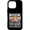Reading Puppy Book Mom Dog Lover Custodia per iPhone 16 Pro Book Mom Dog Lover Letture Accoglienti E Coccole Per Cani