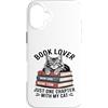Maine Coon Cat Mom Book Lover Reading Custodia per iPhone 16 Plus Book Lover Maine Coon Solo un altro capitolo con il mio gatto