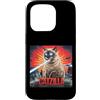 Siamese Kitten Lover PS Custodia per iPhone 15 Pro Divertente retrò giapponese Catzilla Siamese Cat Amante