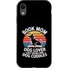 Reading Puppy Book Mom Dog Lover Custodia per iPhone XR Book Mom Dog Lover Letture Accoglienti E Coccole Per Cani