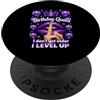 Purple Birthday a Queen I Dont Get Older Retro Viola Compleanno una Regina I Dont Get Older I Level Up PopSockets PopGrip Adesivo