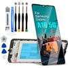 DTD Schermo LCD di ricambio per Samsung Galaxy A16 5G SM-A166B/A166E, schermo tattile di ricambio con strumenti (nero con telaio)