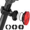 SUPMEGA AirTag - Supporto per bicicletta nascosto con supporto in metallo, accessorio di tracciamento GPS antifurto - Supporto AirTag impermeabile per biciclette, biciclette elettriche e scooter