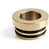 RUIYITECH - Adattatore in acciaio inox da 810 a 510 per dissipazione del calore con punta a goccia per serbatoi 810 (oro)