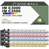 RUICAILI IMC3000 IMC3500 Cartuccia toner di ricambio compatibile per Ricoh 842251 842254 842253 842252 Funziona con stampante IM C3000 IM C3500, confezione da 4, nero, ciano, magenta, giallo