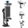 ULANZI MA53 Adattatore per Treppiede Telefonico in Metallo con Arca Swiss e Uka, Supporto per Telefono con Rotazione a 360°, Clip per Telefono con Foro da 1/4|3/8" per Smartphone Video Vlog Recroding