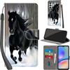 PHINIENLAND Cover per Samsung Galaxy A05s Case PU Pelle Custodia [Kickstand] [Chiusura magnetica] [Slot per Schede], Portafoglio Flip Custodia per Samsung A05s,Neve