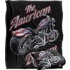 LOGOVISION Jq Licensing - James Piazza The American Dream Motorcycle Coperta super morbida al tatto setoso - 152 x 127 cm