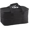 Meinl Percussion MSTBB1, Custodia per bongo con macho fino a 7.5, 19.05 cm, e hembra fino a 8.5, 21.59 cm, Nero