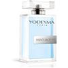 VLNET ® | Profumo MINT OCEAN | Eau de Parfum | Profumo Fresco e Aromatico | Fragranza maschile da 15-50-100 ml | (Formato 100 ml) + profumatore VLNET in OMAGGIO