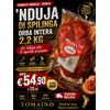 spilinga 'NDUJA DI SPILINGA ORBA INTERA 2,2 Kg PICCANTE CALABRESE ARTIGIANALE SOTTOVUOTO