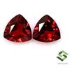 SBI Gems Naturale Granato Cubico Taglio Paio 6x6 MM 1.69 Cts Non Trattato Loose Gemme