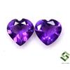 SBI Gems Naturale Ametista Taglio Rotondo Paio 6x6 MM 1.10 Cts Non Trattato Loose Gemme