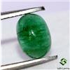 SBI gems 7x5 MM Certificato Smeraldo Naturale Ovale Cabochon 1.00 Cts Loose Gemma