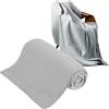 Teesa Coperta in pile 130x150 cm Grigio TSA8900-1