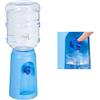 Relaxdays Distributore d'Acqua con Tanica & Rubinetto, Erogatore da Ufficio, 4,5 l, Plastica, HxD 47,5x17 cm, Blu