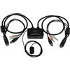 Startech.Com Switch Kvm Cavo HDMI USB 2 Porte con Audio e Switch Remoto - Alimentazione USB