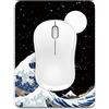 Dapesuom Tappetino per mouse piccolo, 15,2 x 20,3 cm, in gomma spessa di alta qualità, antiscivolo, portatile e lavabile, mini tappetino per mouse per donne e uomini, computer portatili wireless