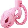 SuperLove Barbarian Chastity Cage Pink Large