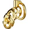 SuperLove Savage Chastity Cage Set Gold