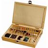 Scheppach, 88002730, Tool Set 103 pezzi in una cassa di legno per scorrimento sega