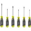 RYOBI Set di 6 cacciaviti magnetici RYOBI - RHSDS6PC
