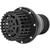 Fafeicy Valvola di Fondo in PVC 4 Pollici per Pompa Acqua Bassa Pressione Valvola Piatta di Ritegno Nero Resistente Accessorio Idraulico