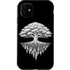 Nature Lover Outdoor Forest Wildlife Tre Custodia per iPhone 11 Galleggiante Albero Radici Natura Foresta All'aperto Fauna