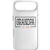 Bethcentral Family Gifts Custodia per iPhone Air Nonno, Est 2016 - Nonno Fondato 2016