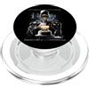 Robot Boy Girl Scary Goth Alt Gifts Robot Robotics Torta di compleanno Bday divertente festa spettrale PopSockets PopGrip per MagSafe