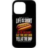 Baseball Stadium Hot Dog Life Is Short F Custodia per iPhone 14 Pro Max La vita è breve - Vai al gioco e mangia hot dog urlare a Ump