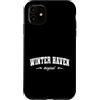 Winter Haven Florida Original Vintage Re Custodia per iPhone 11 Nome originale Winter Haven Florida Retro Hometown
