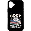 Ragdoll Cat Mom Cozy Reading Nights Custodia per iPhone 16 Plus Cozy Book Lover Ragdoll Mamma Soft Pages Quiet Nights