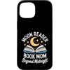 Night Reading Mom Moon Reader Book Lover Custodia per iPhone 15 Moon Reader Book Mom Beyond Midnight Reading