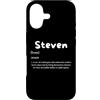 Steven Defined Personalized Steven Costu Custodia per iPhone 17 Steven Definizione Personalizzato Nome Costume Personalizzato Per Steve