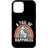 Dalmatian Puppy Lover PS Custodia per iPhone 12 mini A Tail of Happiness Cane dalmata Retro Rainbow